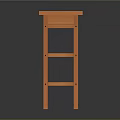 Orange Rolling Cart Featuring Drawers And Multiple Shelves Design