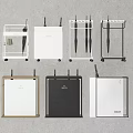Modern Umbrella Rack Umbrella 3d model