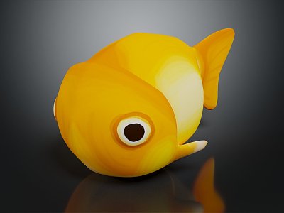 Modern Fish Cartoon Fish Anime Fish 3d model