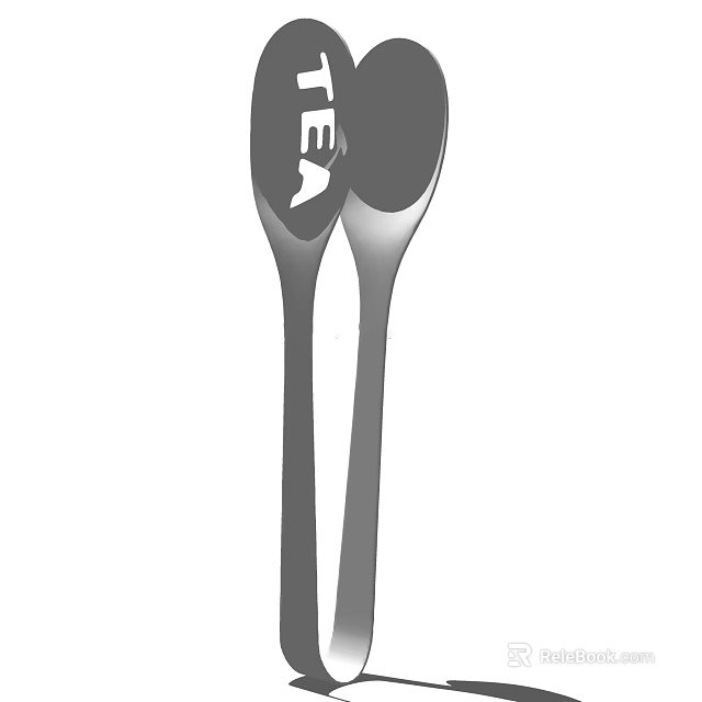 Stainless Steel Kitchen Spoons Essential Cooking Utensils For Home Use 3d model 