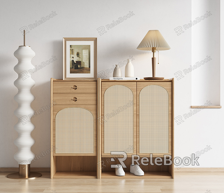 Nordic Shoe Cabinet model