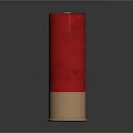 Colorful Shotgun Shells With Metallic Base And Glossy Finish On Black Background