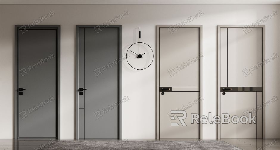 Modern swing door model