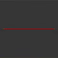 Red Rope Barrier With Black Stanchions And Round Bases On Gray Background