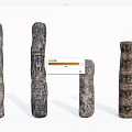 Modern Column Landscape Column Stone Column 3d model