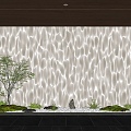 Water pattern lamp wall washing lamp decorative lamp landscape wall landscape sketch 3d model