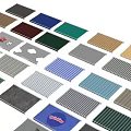 Different Types of Awnings for Kindergarten Post Office with Striped and Solid Colors