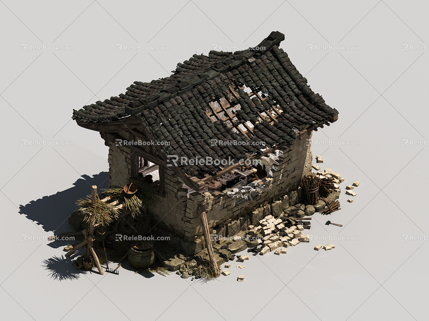 Ancient Chinese House 3d model