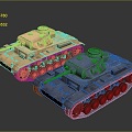 Light Tank Light Armored Tank Modern Tank World War II Tank World War I Tank Heavy Tank 3d model