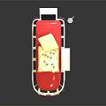 Modern Vans Stall Food Stall 3d model