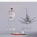 Various Modern Chandelier Designs With Crystal Mesh And Metal Spherical Structures