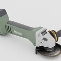 STIHL Cordless Angle Grinder With Green And Gray Design And Grinding Wheel