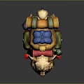 alpaca wool llama alpaca camel sheep humpless moose animal 3d model