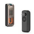 Compact Air Purifier Devices With Brown And Black Grille Design And Modern Look