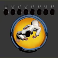 Karate Character in White Uniform Black Belt on Yellow Base With Multiple Heads Above