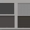 Different Design Garage Doors Featuring Roller Panel Styles And White Gray Brown Colors 3d model