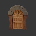 Game modeling props scene 3d model