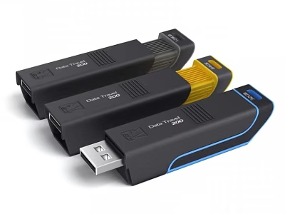 DataTraveler USB Flash Drives Different Models Of Portable Digital Storage Devices 3d model
