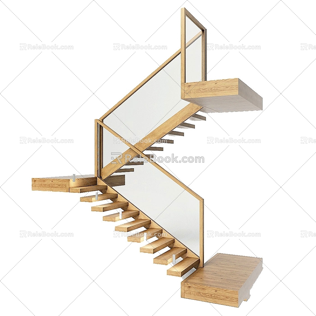 Modern Stairs Stairs Astro borgo 3d model