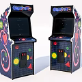 Modern game machine Old game machine 3d model