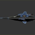 Modern fighter sci-fi fighter next-generation fighter sci-fi fighter 3d model