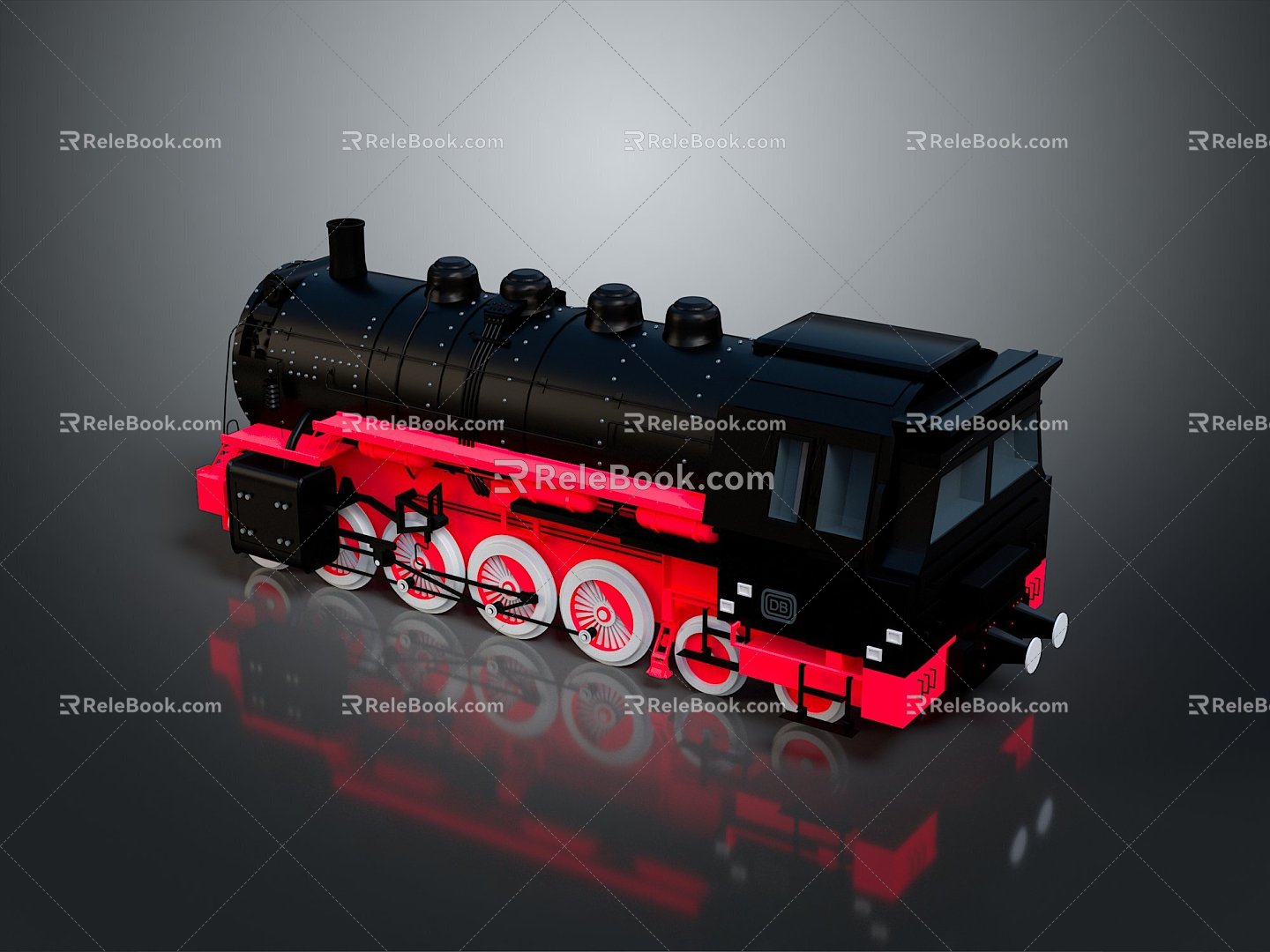 vintage train steam train train carriage locomotive head steam car carriage train modern vehicle 3d model