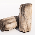 Modern Stone Pillar Stone 3d model