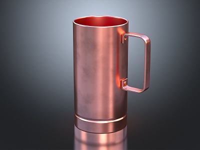 Modern Cup Copper Cup Copper Water Cup model