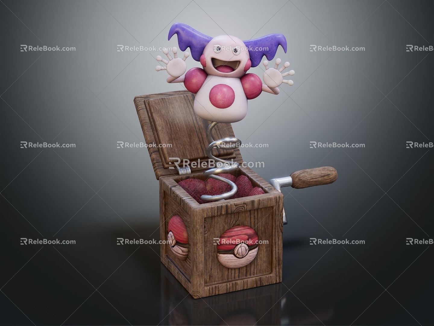 Modern Toys Clown Toys 3d model