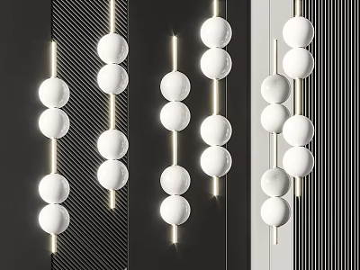 Modern chandelier 3d model