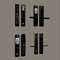 Smart Door Locks With Various Designs Digital Keypads And Fingerprint Scanners
