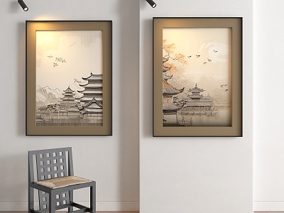 New Chinese Decorative Painting model