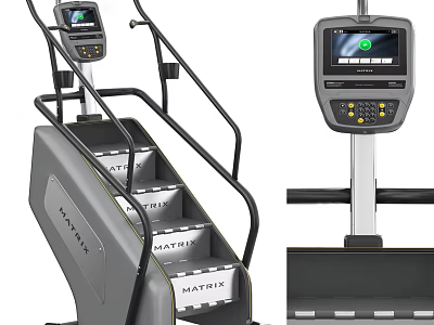 Matrix Sports Equipment With Smart Display Ergonomic Handles And Non Slip Treads 3d model