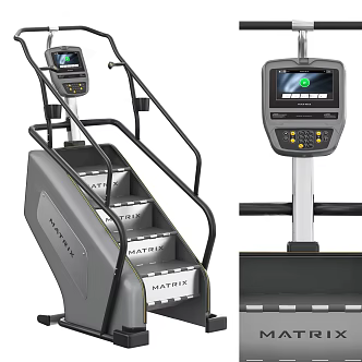 Modern boarding machine fitness equipment boarding machine 3d model