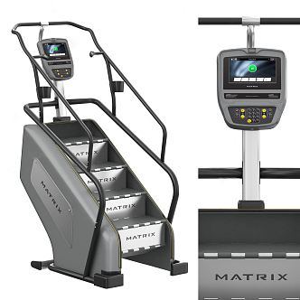 Modern boarding machine fitness equipment boarding machine 3d model