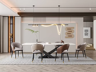 Modern Restaurant 3d model