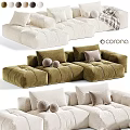 Plush Modular Sofa Designs With Color Options Pillows And Soft Cushions