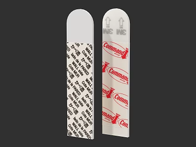 White Adhesive Bandages with Red Cummins Logo and Directional Arrows 3d model