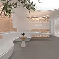 Modern Front Desk 3d model