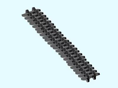 Twist King Block 3d model Twist King Block 3d model