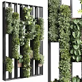 Lush Indoor Green Living Wall With Diverse Plants Vertical Garden Decorative Interior Design