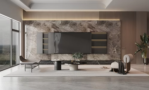TV Wall TV Background Wall TV Wall Simple TV Wall TV Box Italian TV Background Wall Italian TV Wall Minimalist TV Wall 3d model