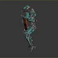 Modern Robot Assistant Small Robot Butler 3d model