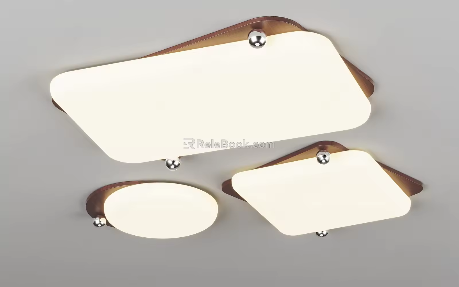 Modern minimalist luminaire combination 3d model