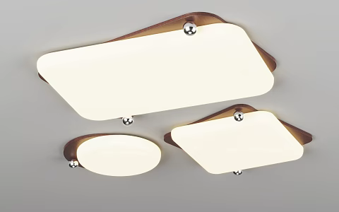 Modern minimalist luminaire combination 3d model