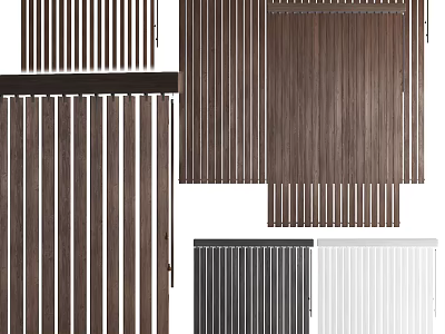 Venetian Blinds in Various Colors and Styles for Home Window Decor 3d model