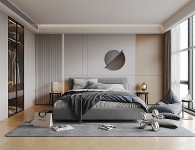 Modern Bedroom 3d model