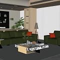 Modern Sofa Coffee Table Combination Sofa Coffee Table 3d model