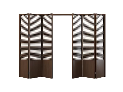 Middle Ancient Folding Door Middle Ancient Folding Door 3d model