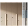 Modern Minimalist Wardrobe Design With Sleek Panels And Multiple Color Options